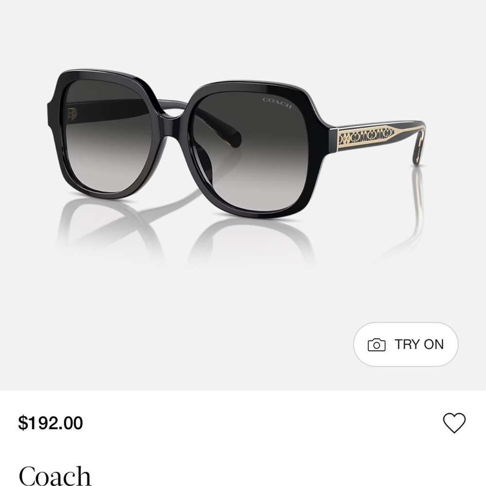 Coach Black Sunglasses